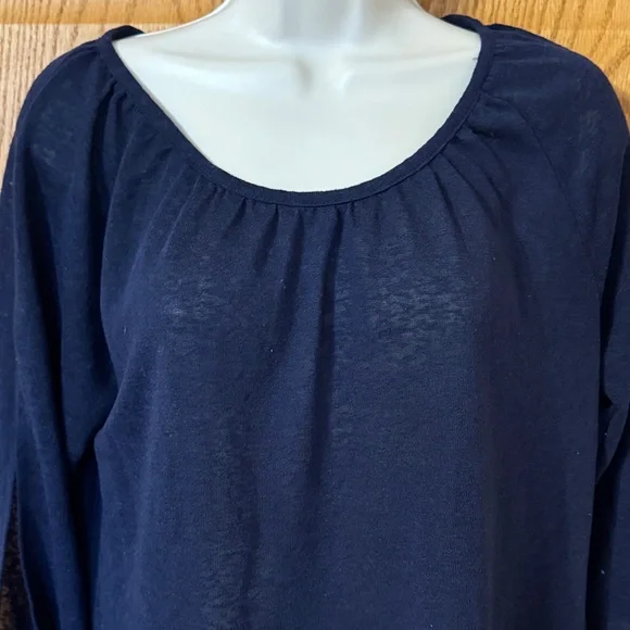 CROSBY by Mollie Burch Navy Blouse - Picture 2 of 5